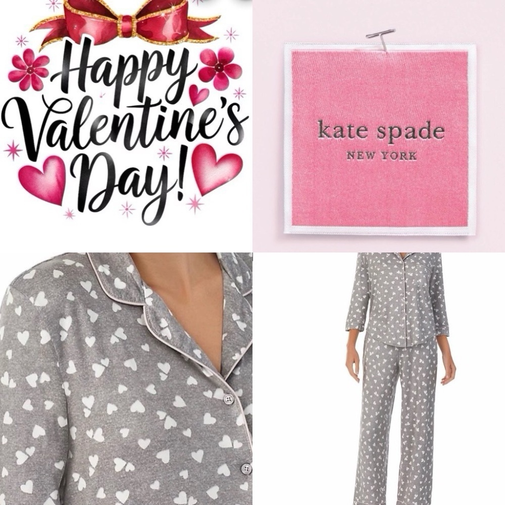 Happy Valentine’s💖NWT  Plus 2X 💝Beautiful Kate Spade Pajama Set